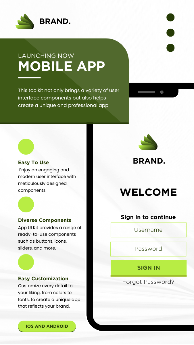 Service – App UI Kit (Delivers File Pack)